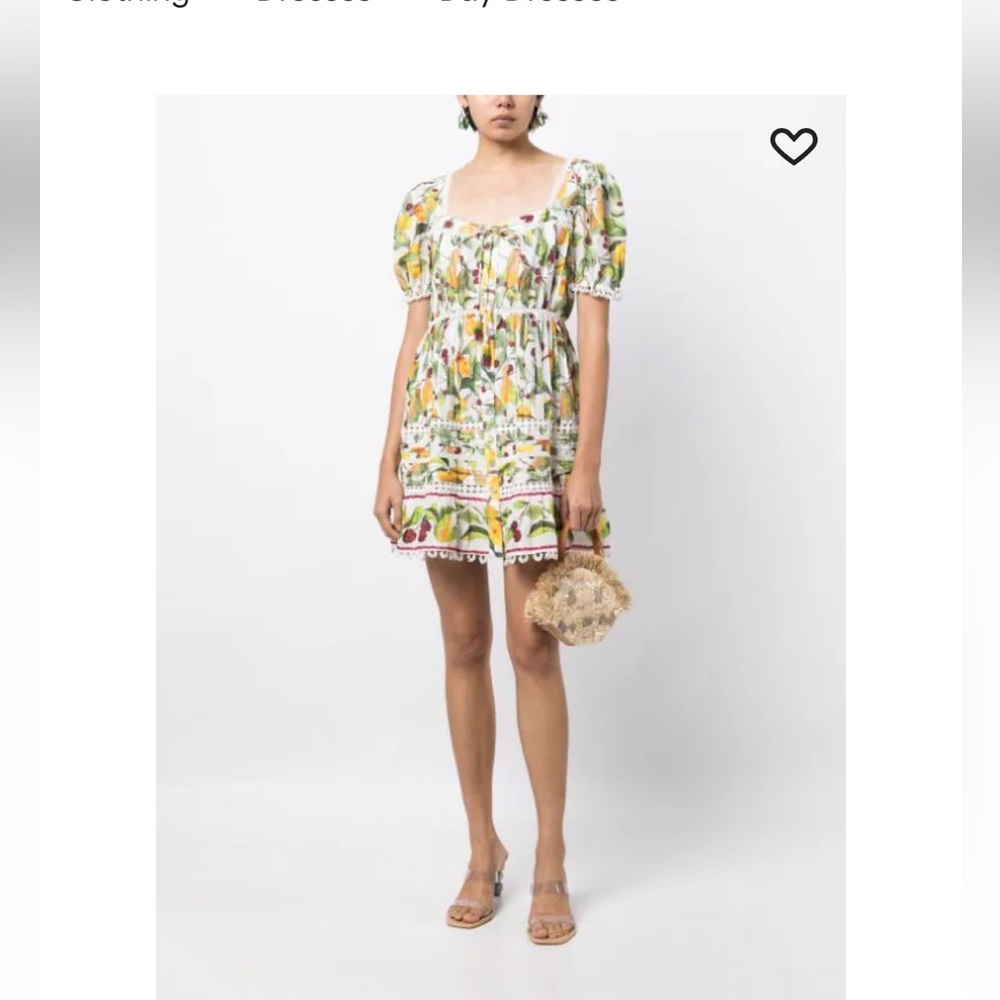 Farm Rio Orchard print mini dress